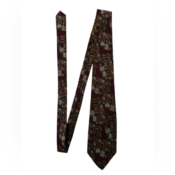 Polo by Ralph Lauren New York Cairo Print Silk Men's Neck Tie Size 4 x 59 - Picture 1 of 17